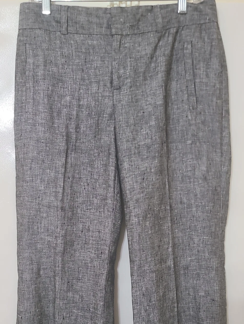 Banana Republic Jackson Fit Women's Gray 100% Linen Dress Pants - Size 6